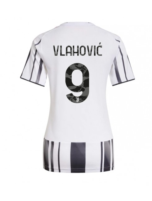 Juventus Dusan Vlahovic #9 Replika Hemmakläder Dam 2025-26 Kortärmad Juventus Dusan Vlahovic #9 Replika Hemmakläder Dam 2025-26 Kortärmad